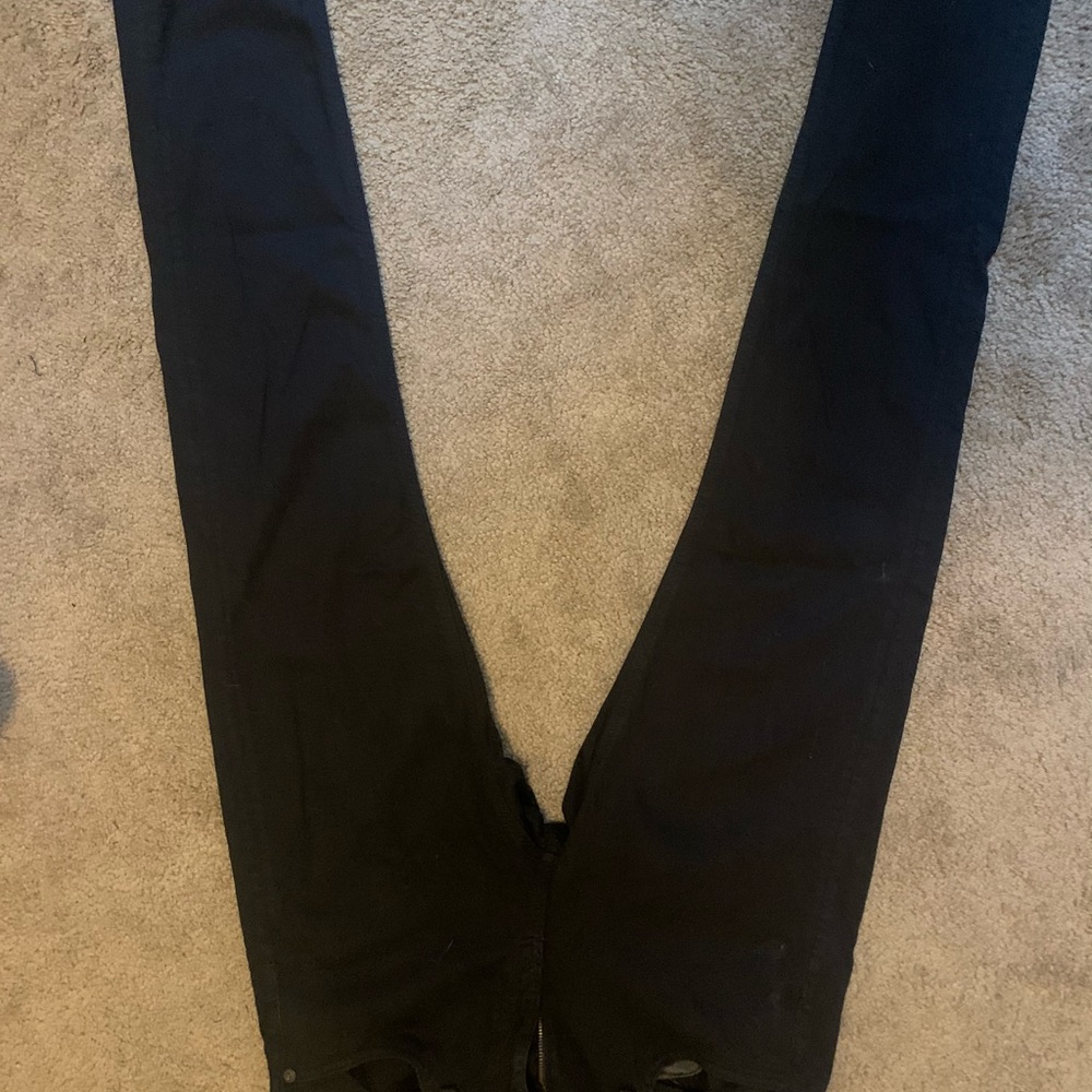 Rag and bone size 28 aged black soft denim jean